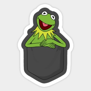 Kermit The Frog in Pocket Sticker